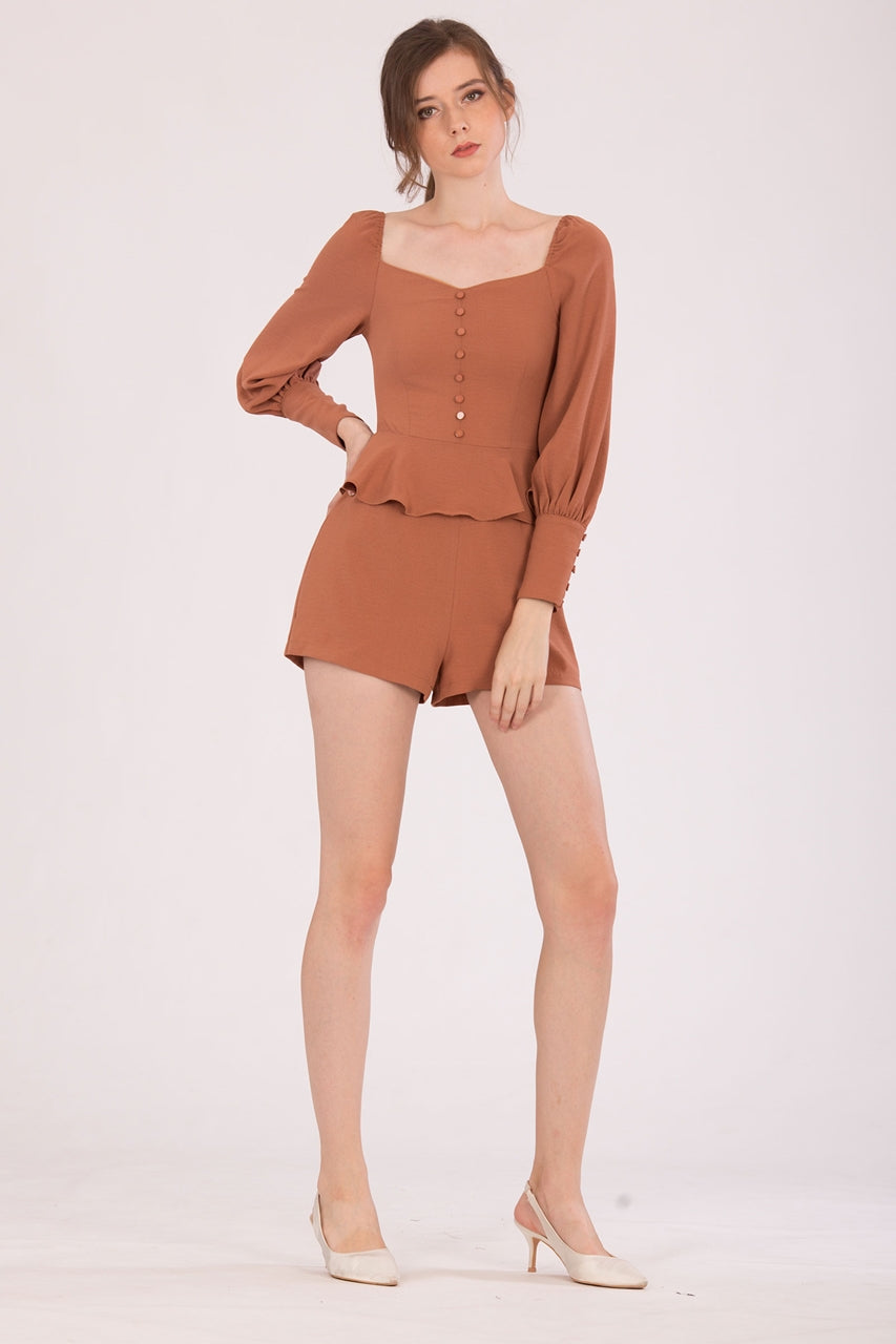 Denituriol Romper (Brown)