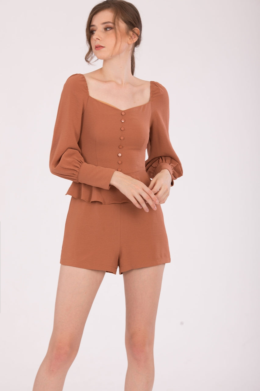 Denituriol Romper (Brown)