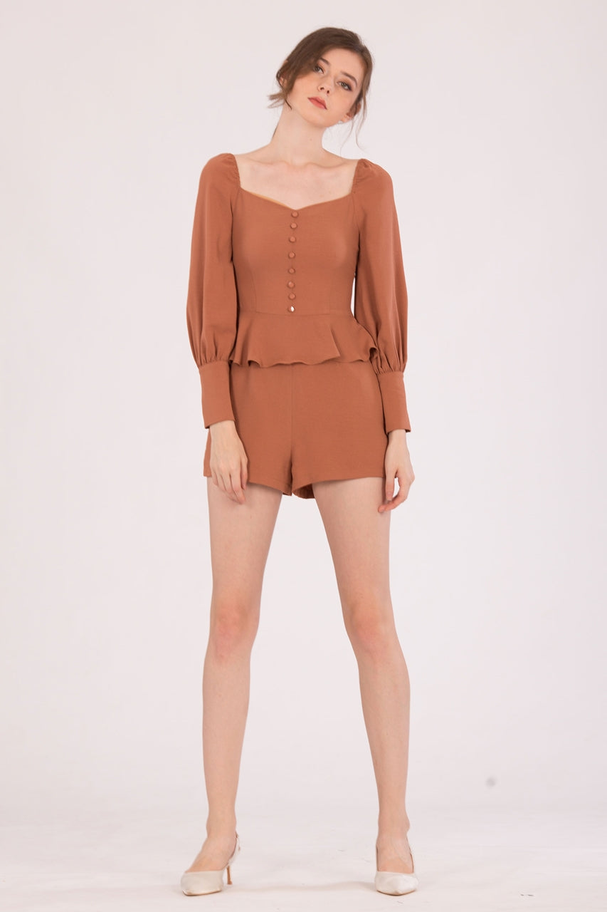 Denituriol Romper (Brown)