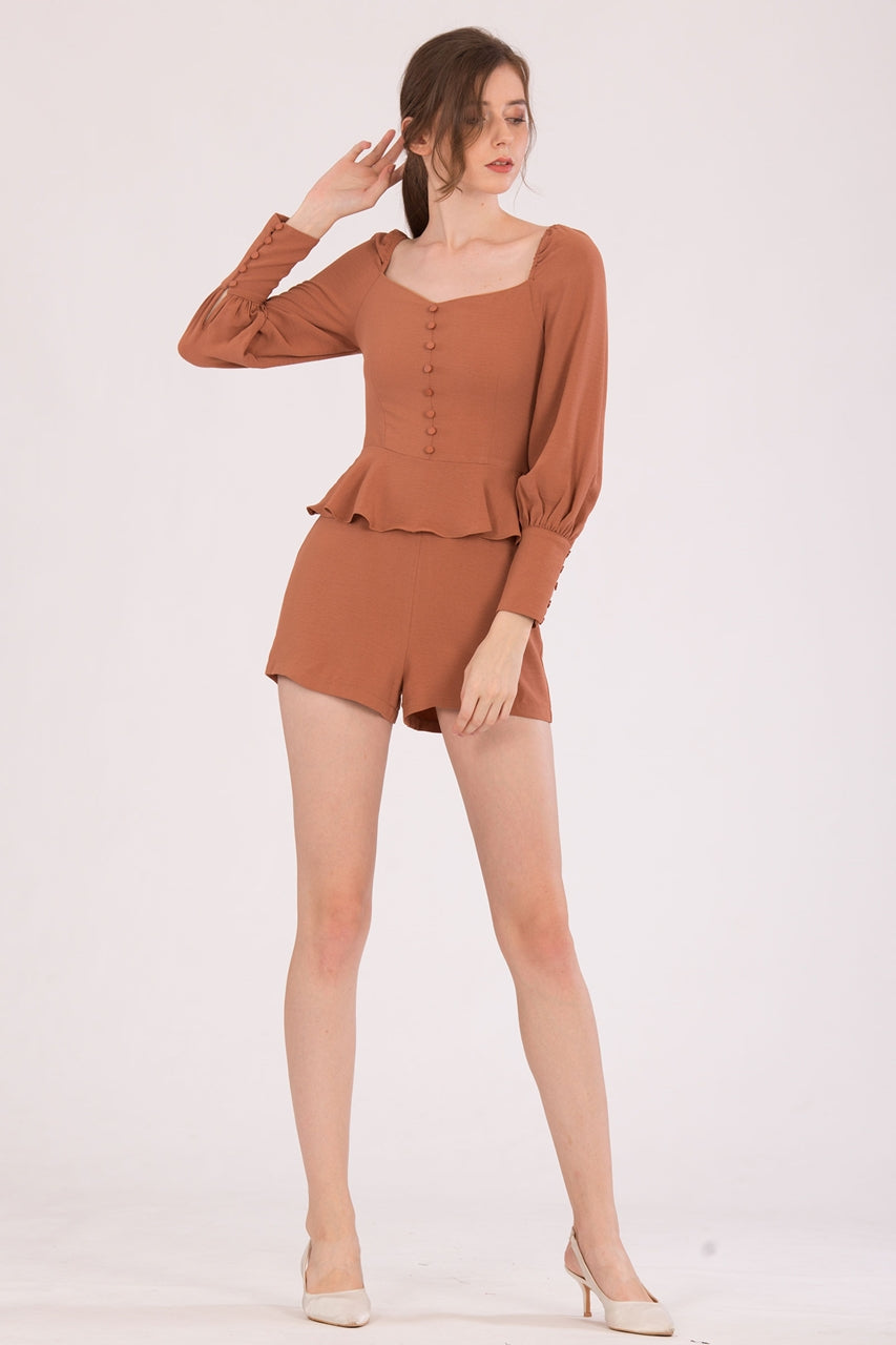 Denituriol Romper (Brown)