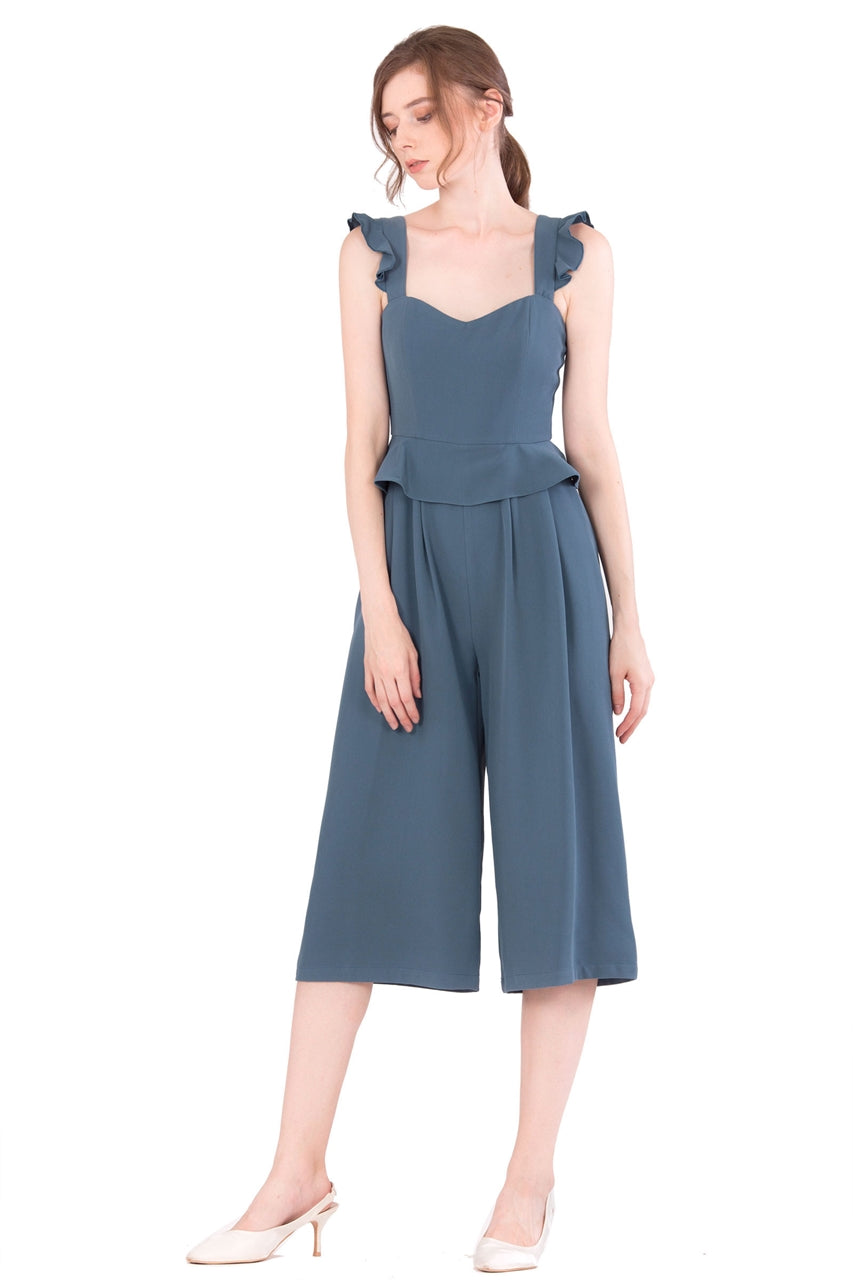 Diutol Jumpsuit Cullotes (Denim Blue)