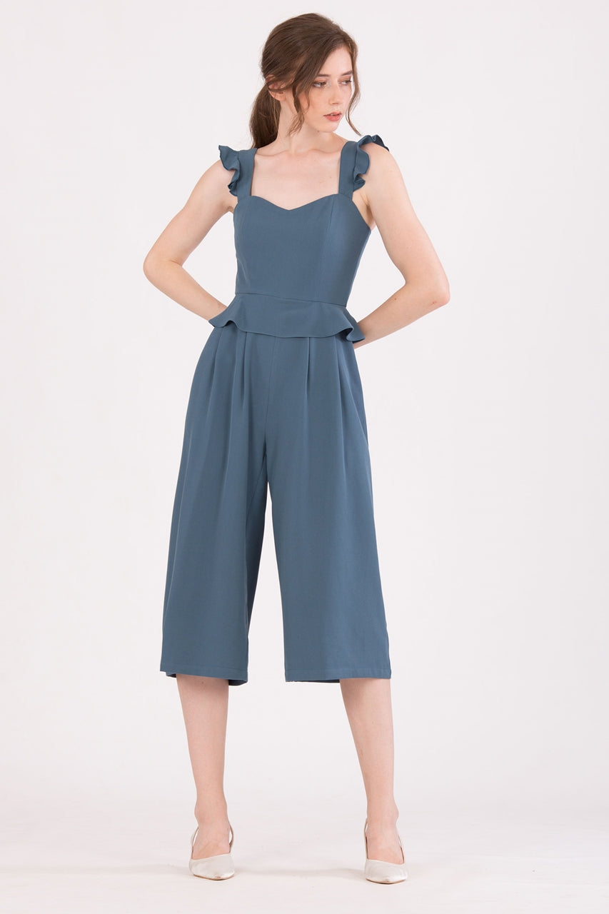 Diutol Jumpsuit Cullotes (Denim Blue)