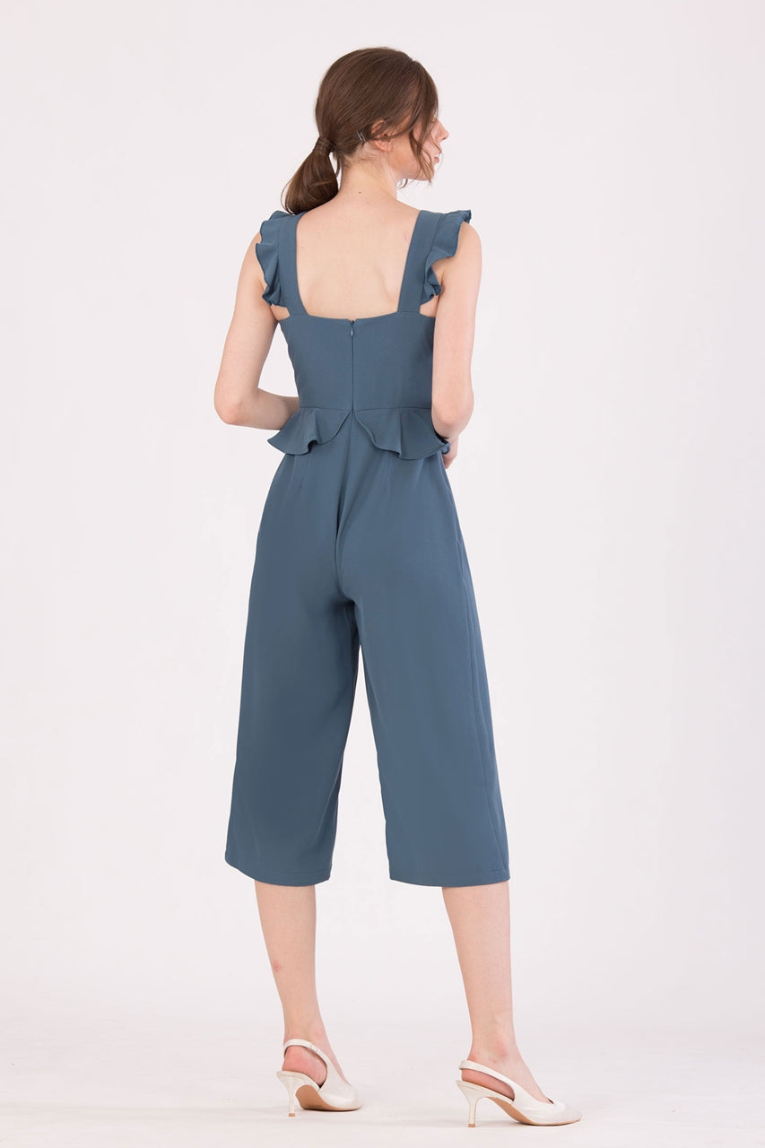 Diutol Jumpsuit Cullotes (Denim Blue)