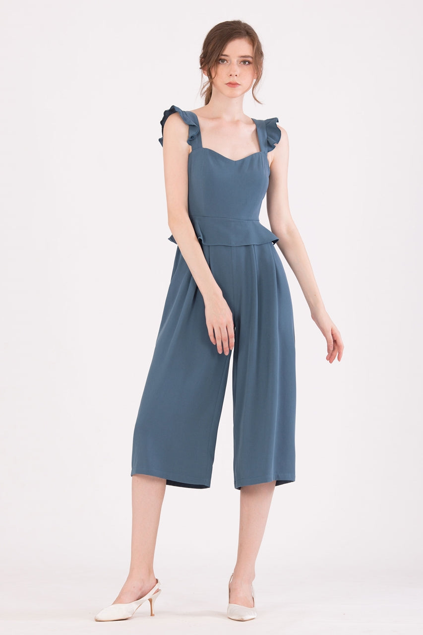 Diutol Jumpsuit Cullotes (Denim Blue)