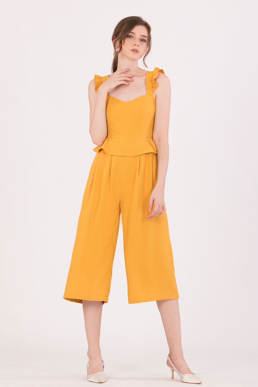 Diutol Jumpsuit Cullotes (Mustard)