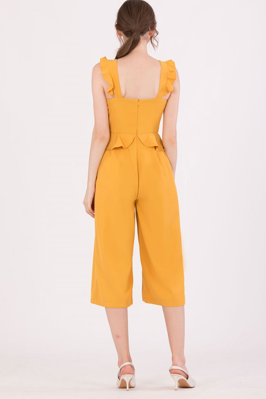 Diutol Jumpsuit Cullotes (Mustard)