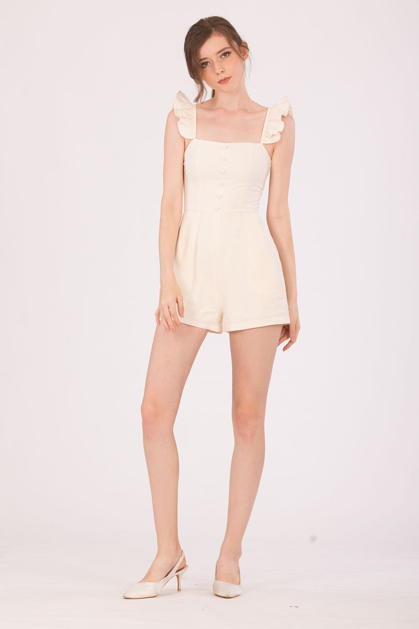 Dohanic Romper (Cream)