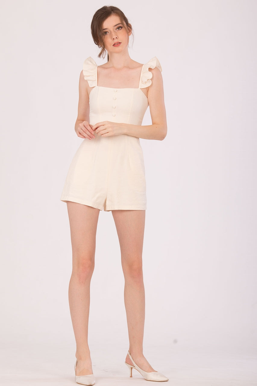 Dohanic Romper (Cream)