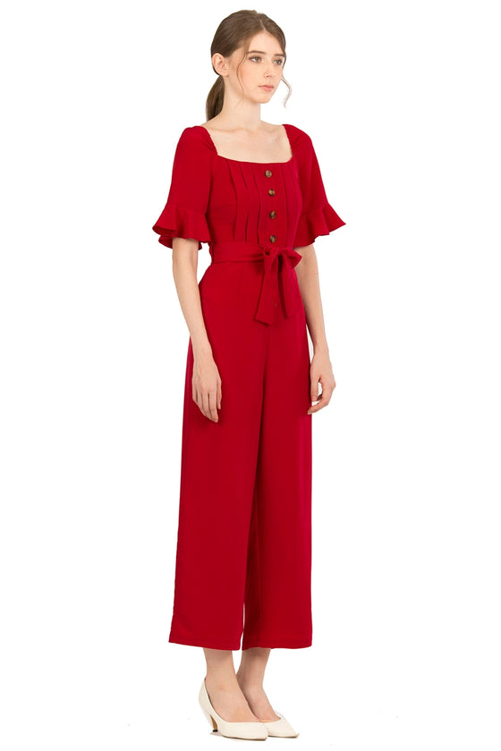 Danafiriol Jumpsuit (Maroon)