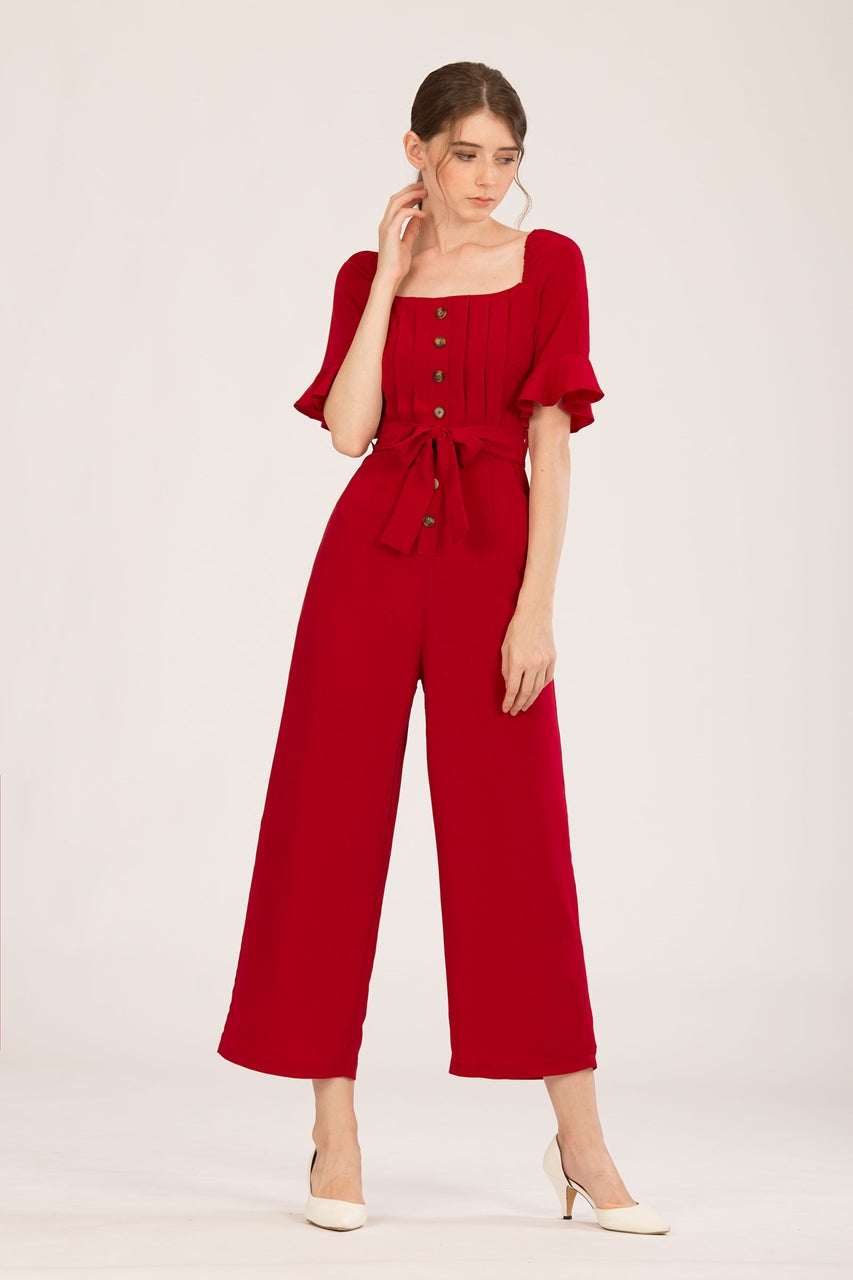 Danafiriol Jumpsuit (Maroon)