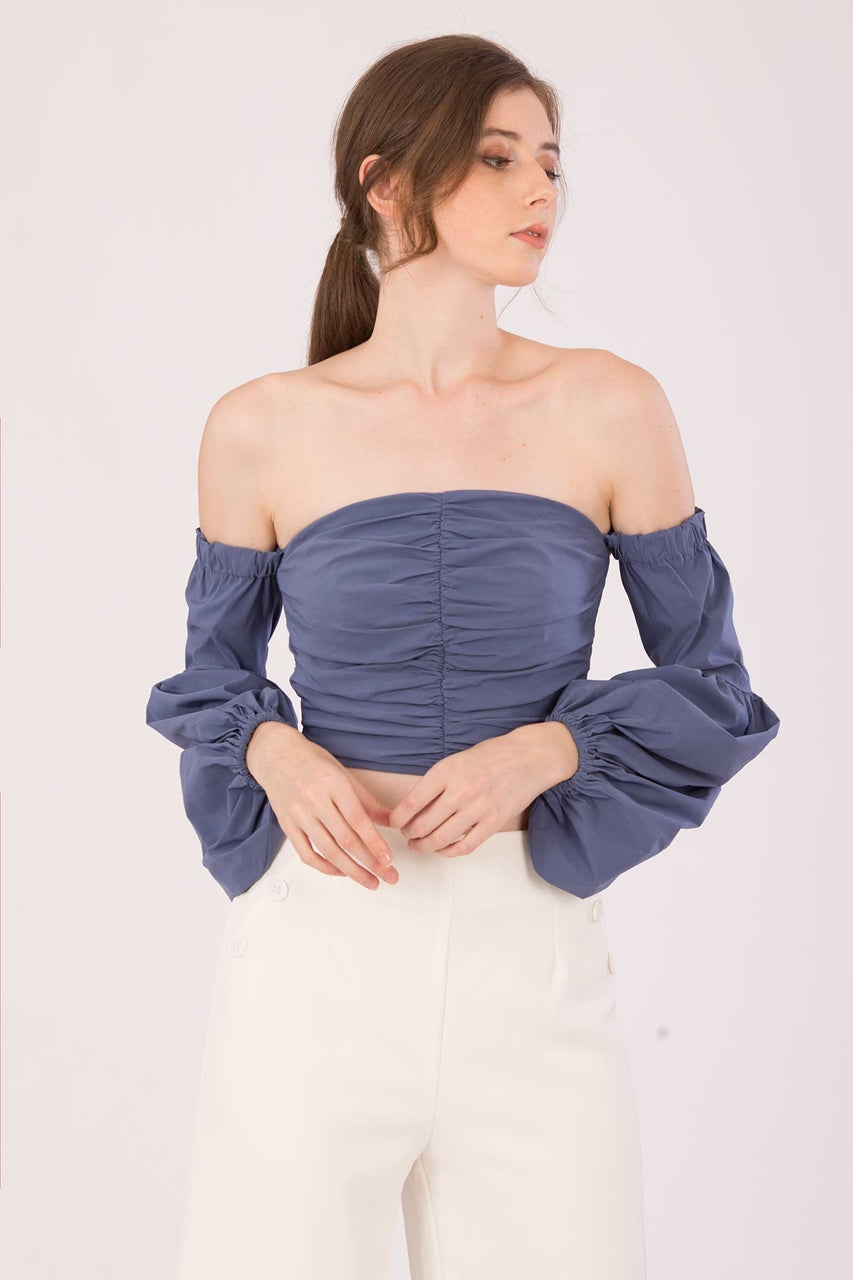 Dicheny Top (Denim Blue)