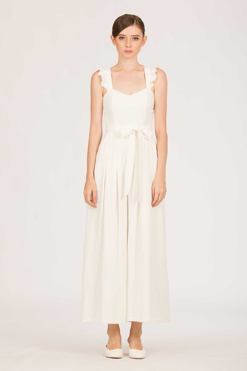 Dotiakira Jumpsuit (White)