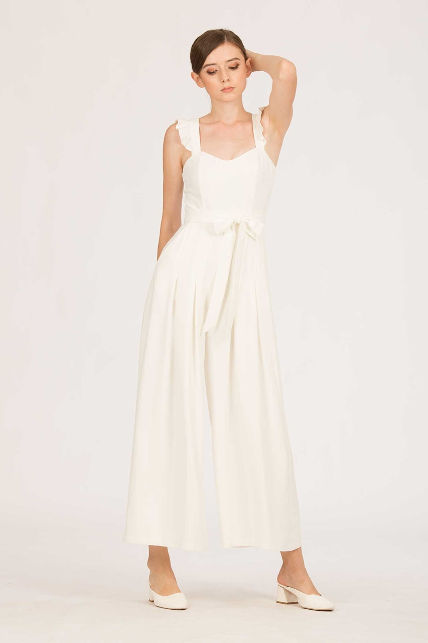 Dotiakira Jumpsuit (White)