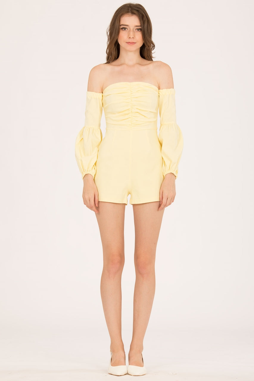 Dolifit Romper (Powder Yellow)