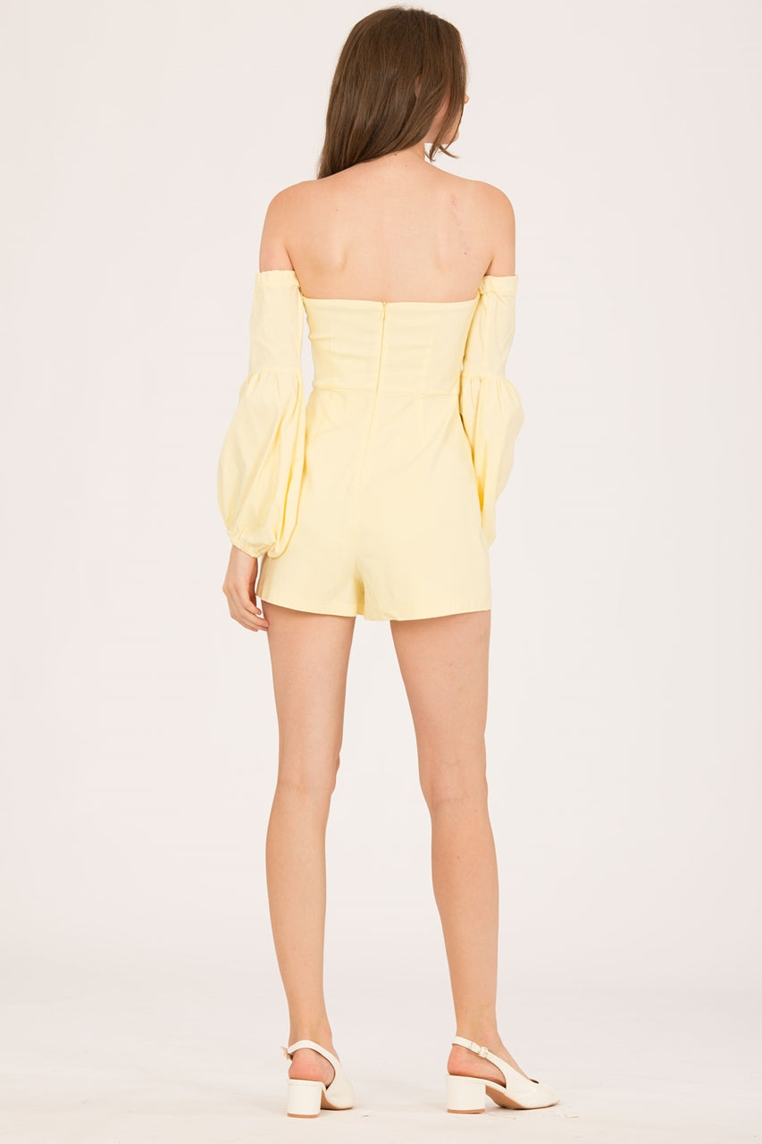 Dolifit Romper (Powder Yellow)