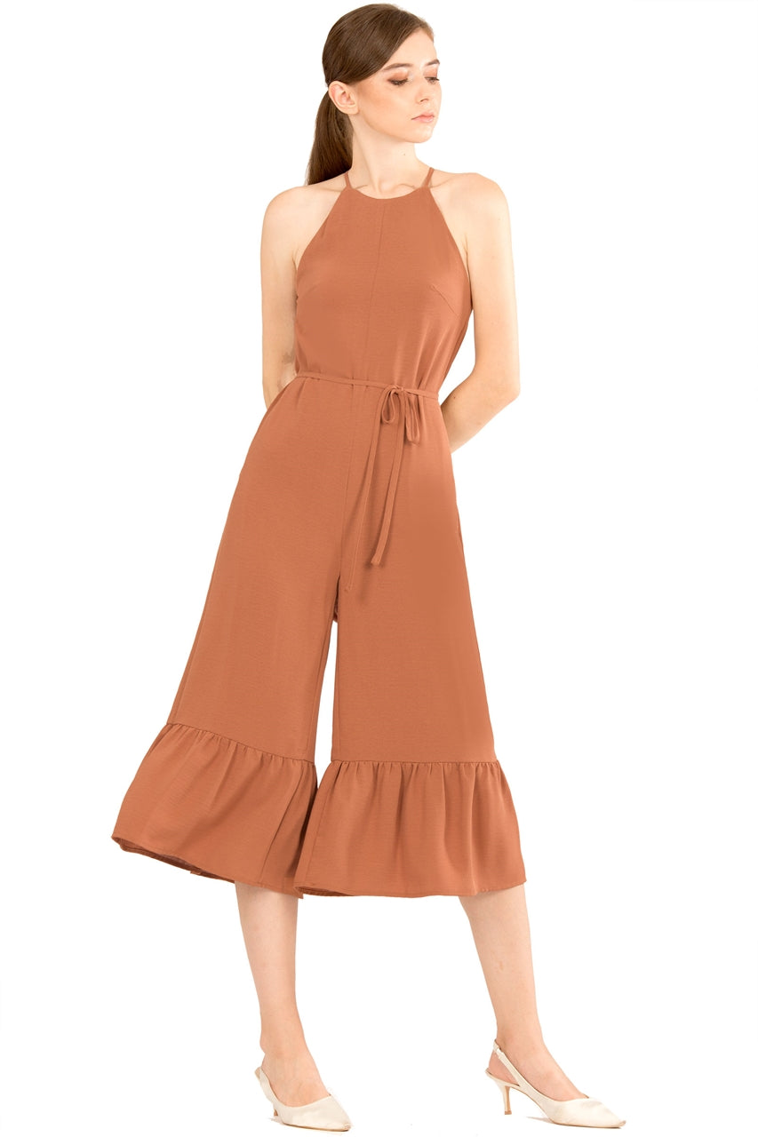 Dofihuxaz Jumpsuit (Brown)