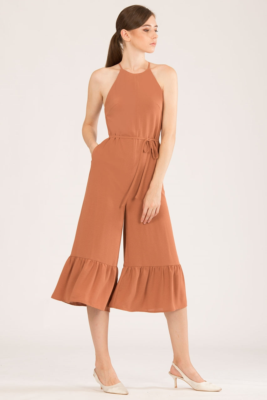 Dofihuxaz Jumpsuit (Brown)