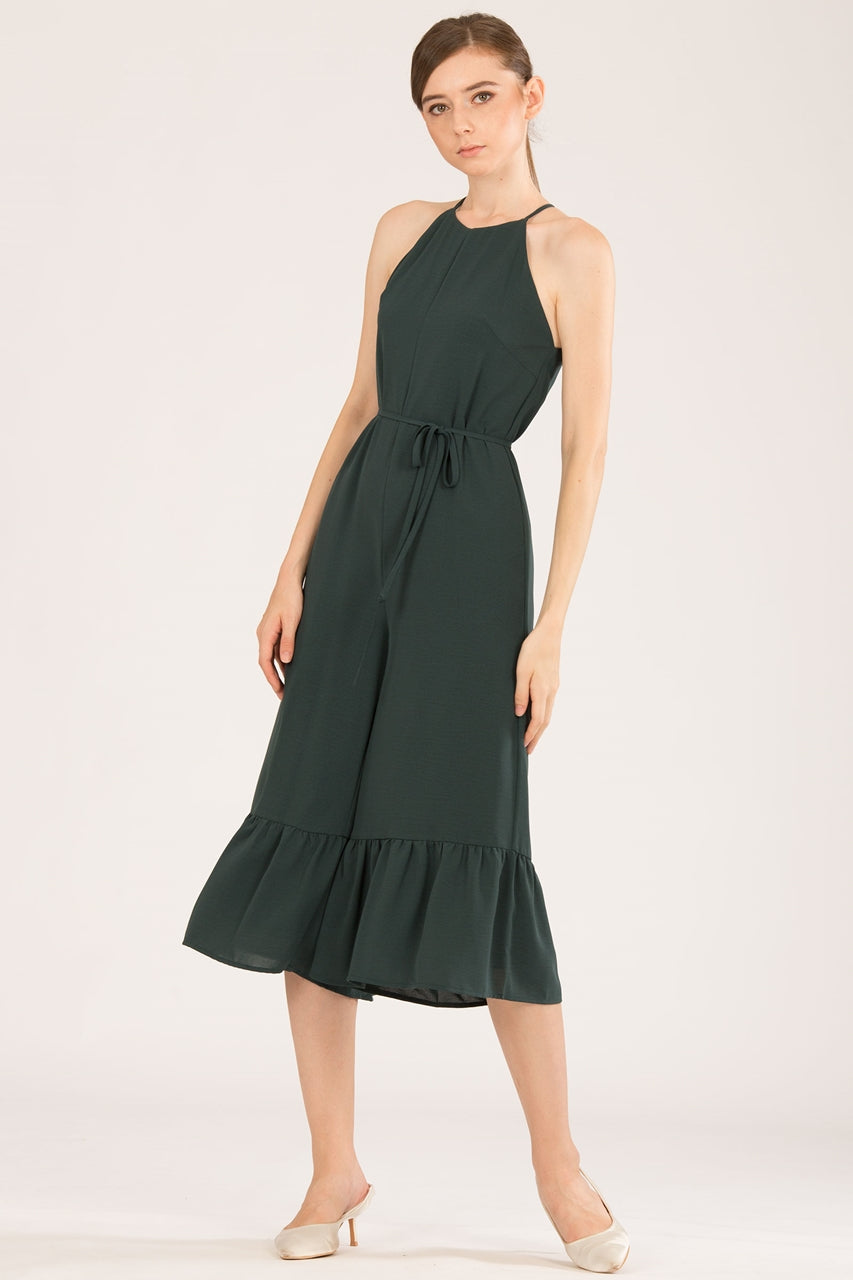 Dofihuxaz Jumpsuit (Dark Green)