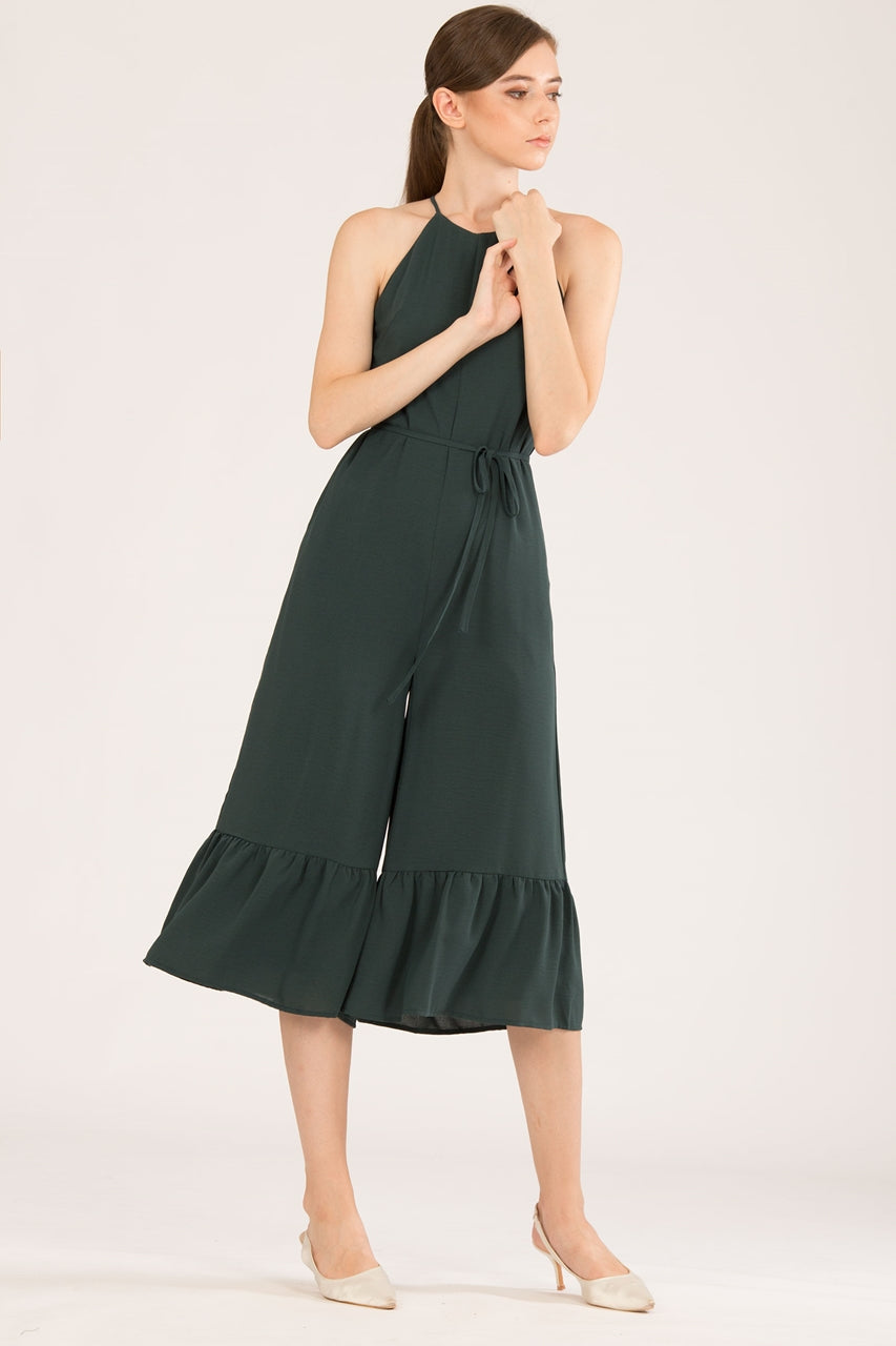 Dofihuxaz Jumpsuit (Dark Green)