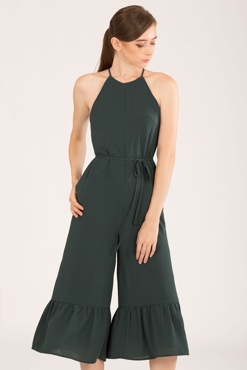 Dofihuxaz Jumpsuit (Dark Green)