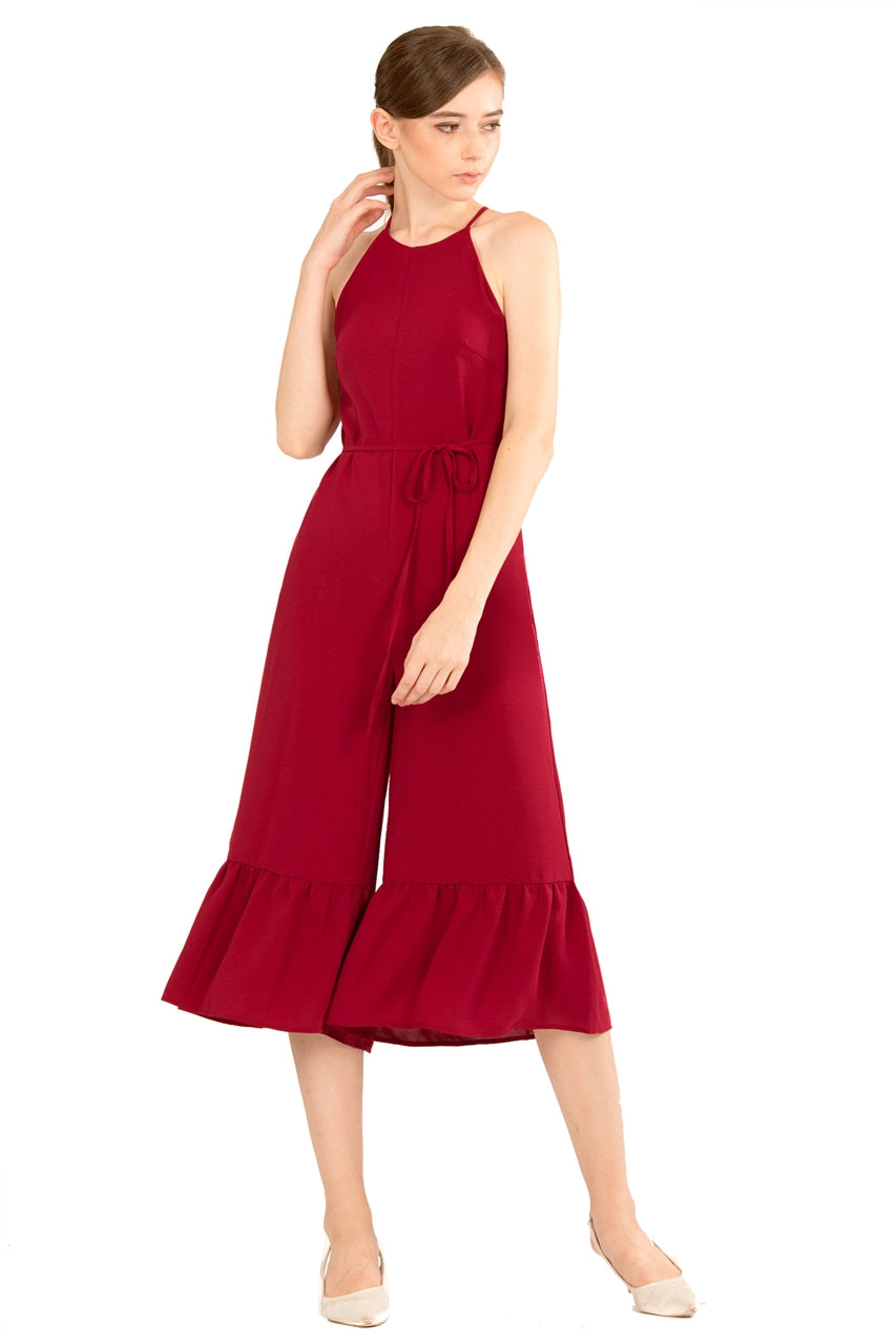 Dofihuxaz Jumpsuit (Maroon)