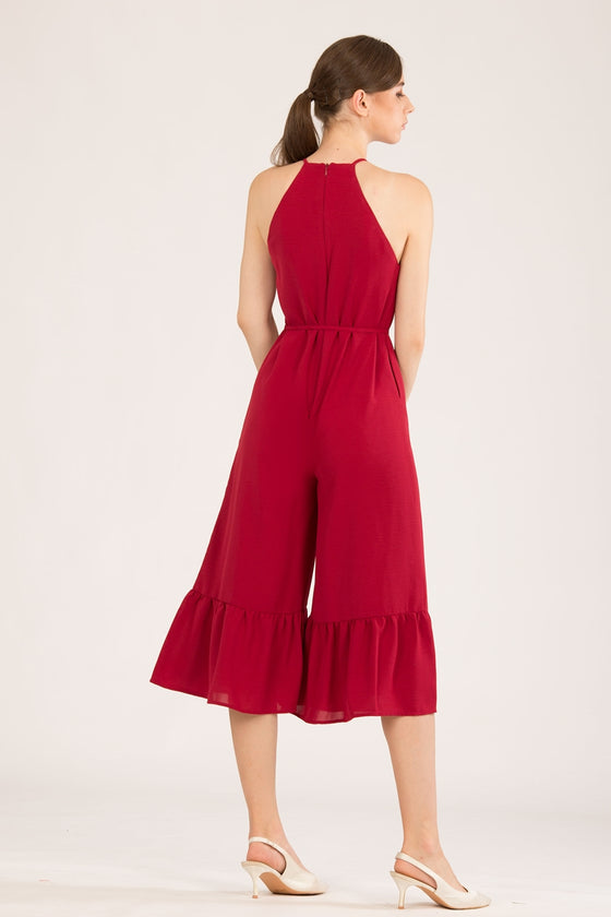 Dofihuxaz Jumpsuit (Maroon)