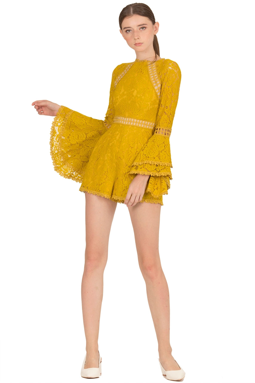 Dejianjing Romper (Sunflower Yellow)