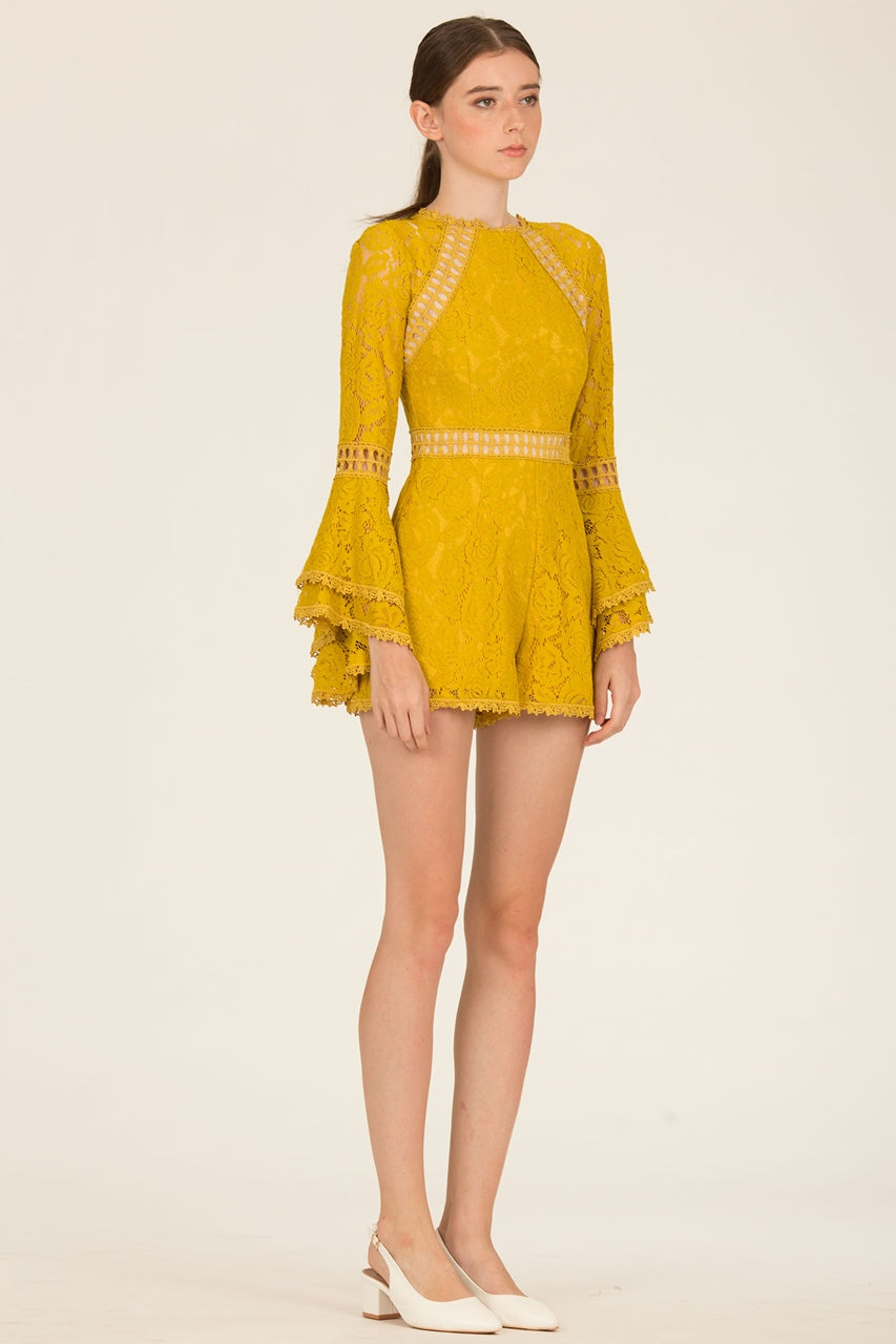 Dejianjing Romper (Sunflower Yellow)