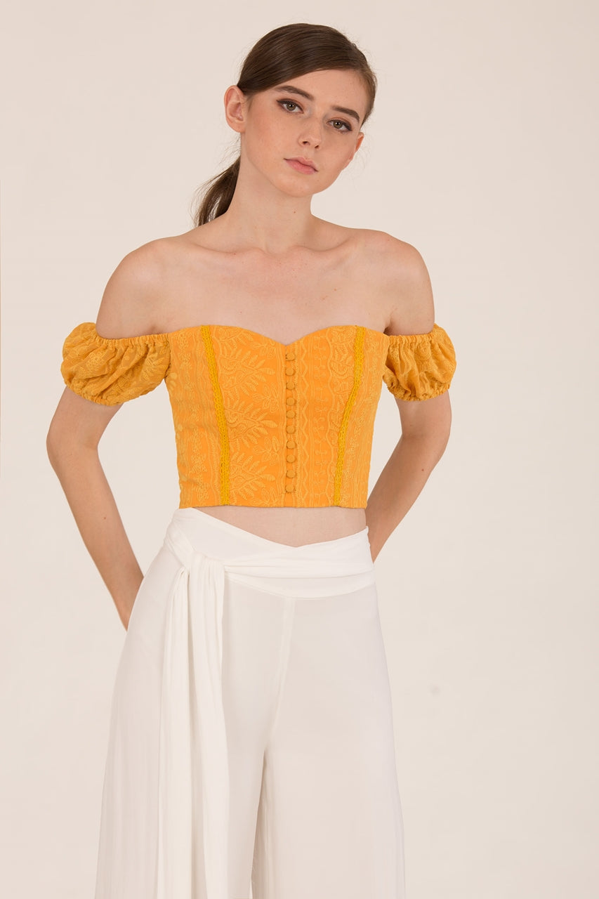 Dameirong Top (Sunflower Yellow)