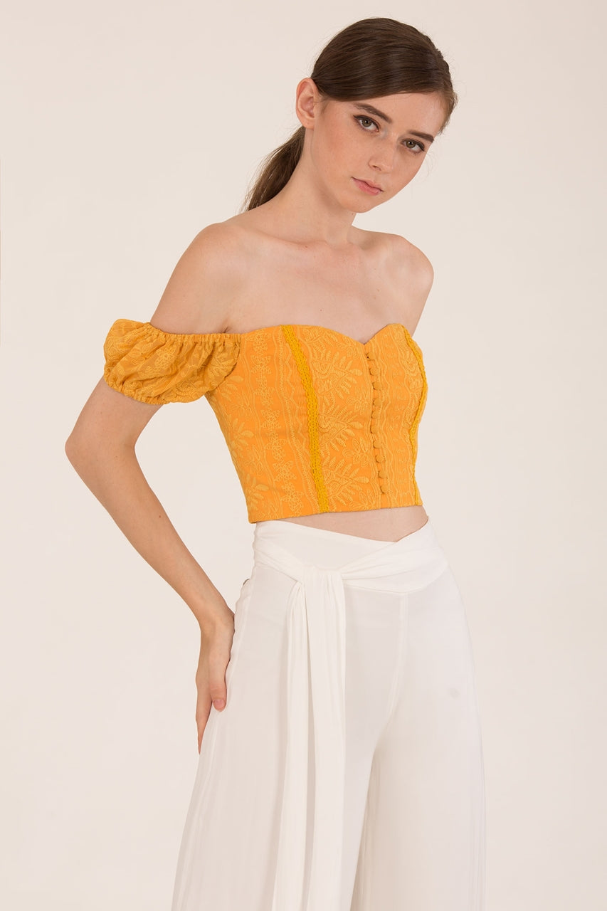 Dameirong Top (Sunflower Yellow)