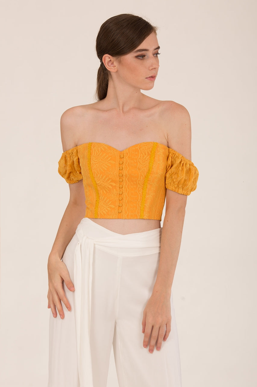 Dameirong Top (Sunflower Yellow)