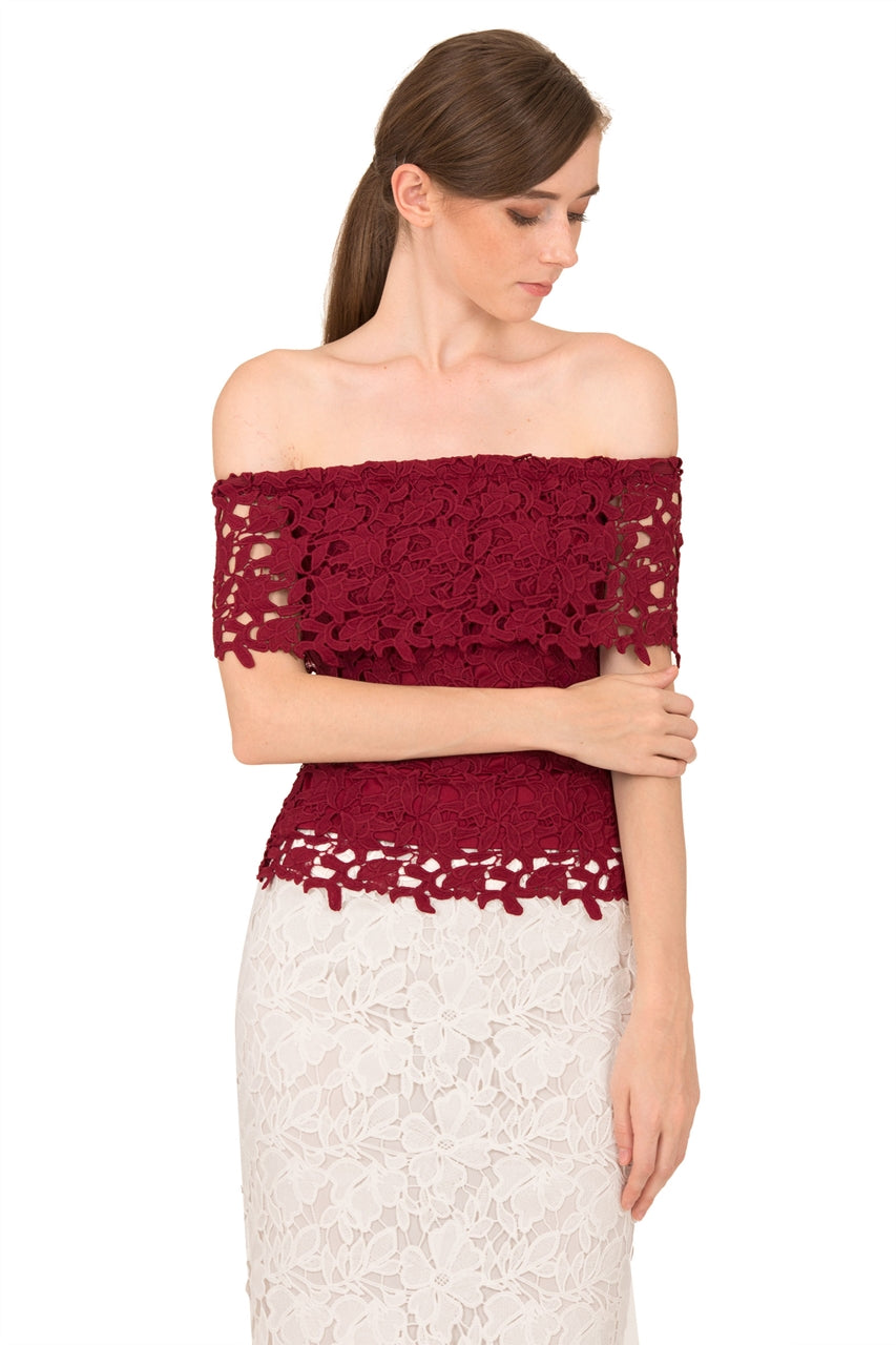 Duxca Top (Maroon)