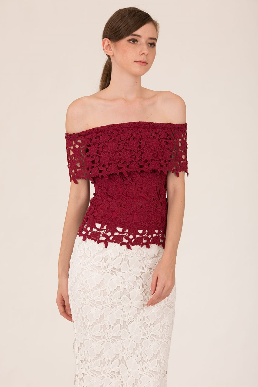 Duxca Top (Maroon)