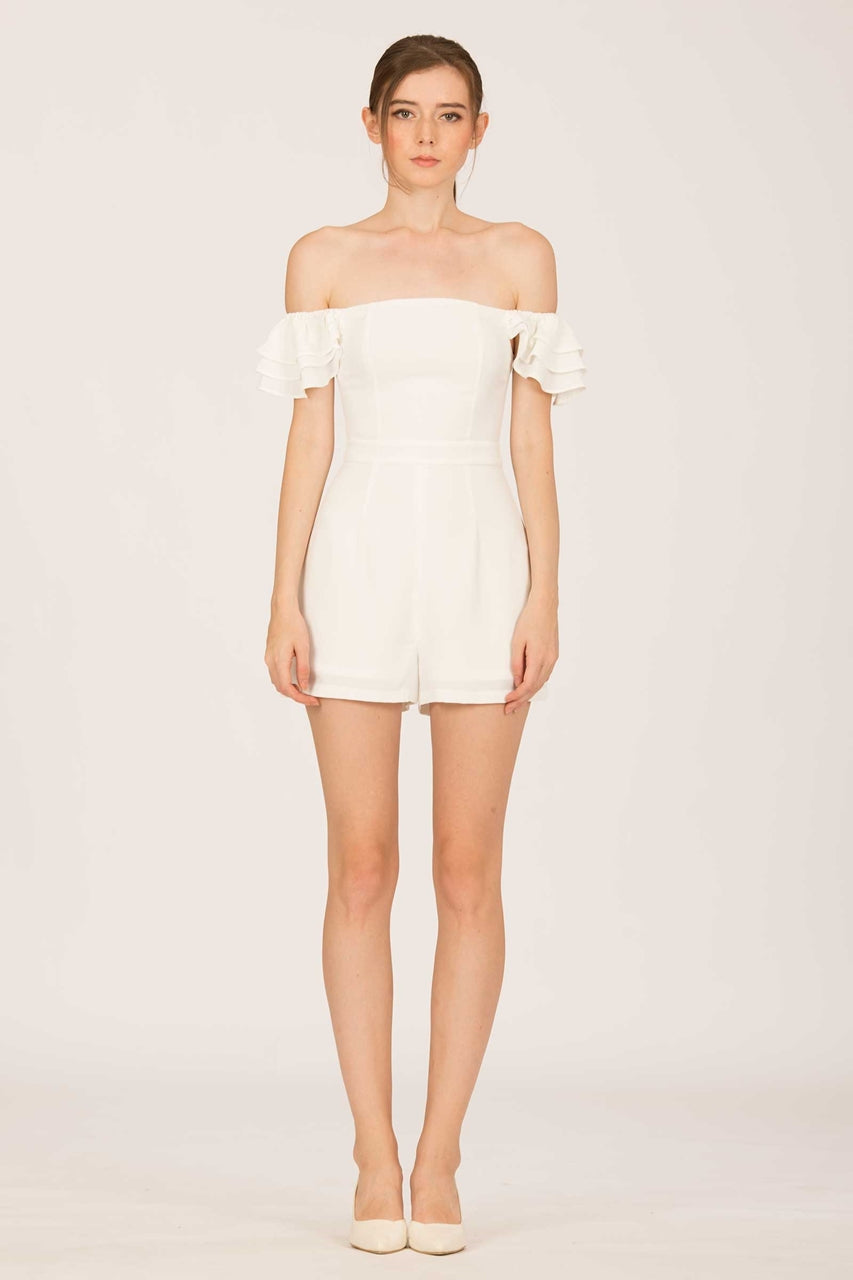 Darumo Romper (White)