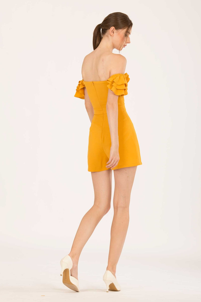 Darumo Romper (Mustard)