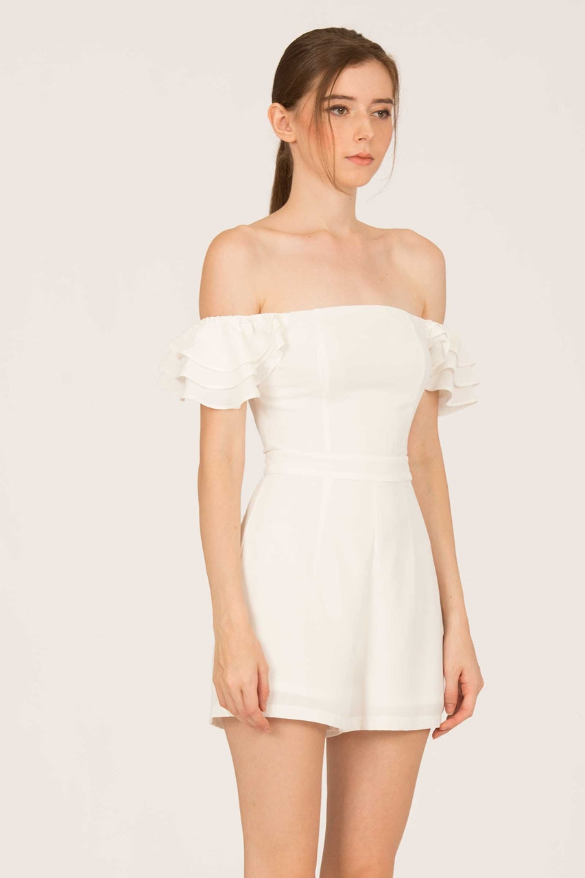 Darumo Romper (White)