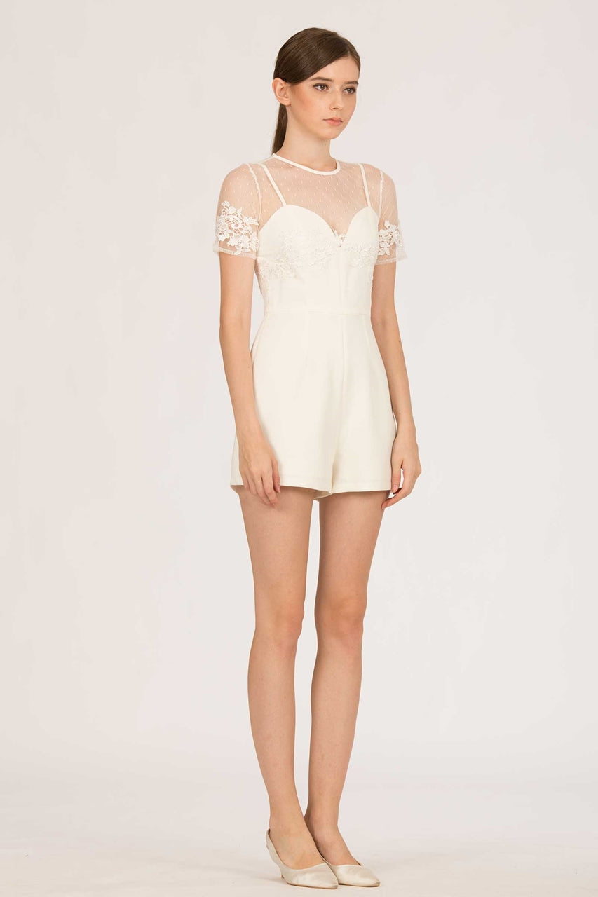 Damiforla Romper (White)