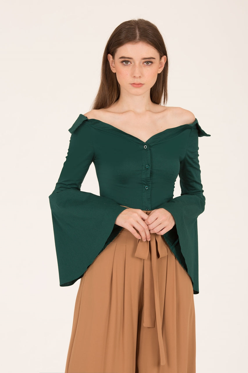 Darlianli Top (Dark Green)