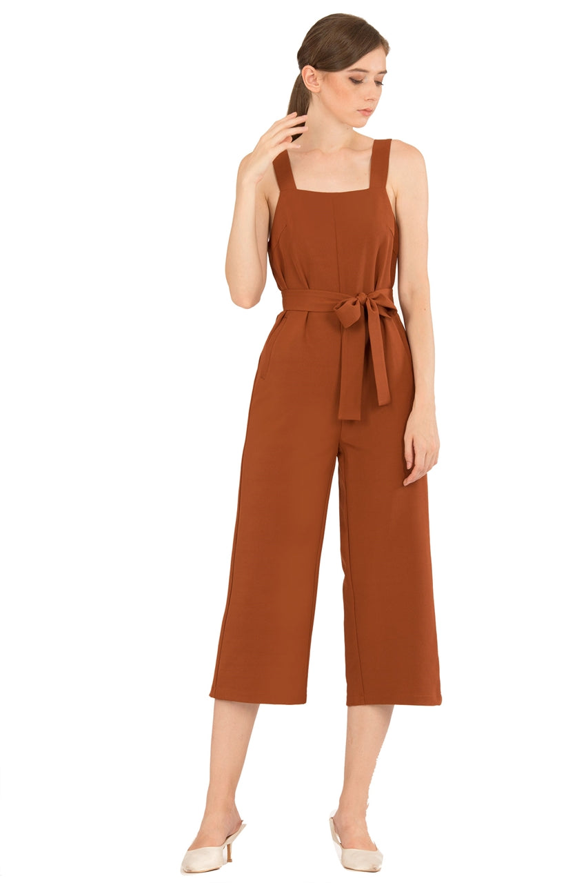 Demuxie Jumpsuit (Brown)