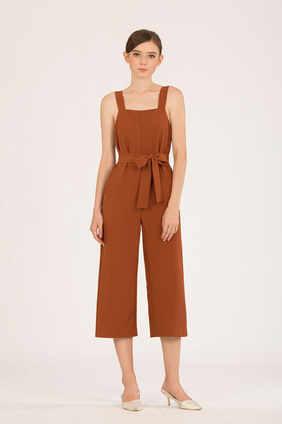 Demuxie Jumpsuit (Brown)