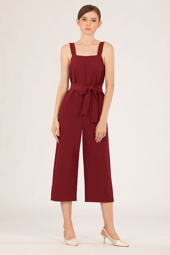 Demuxie Jumpsuit (Maroon)