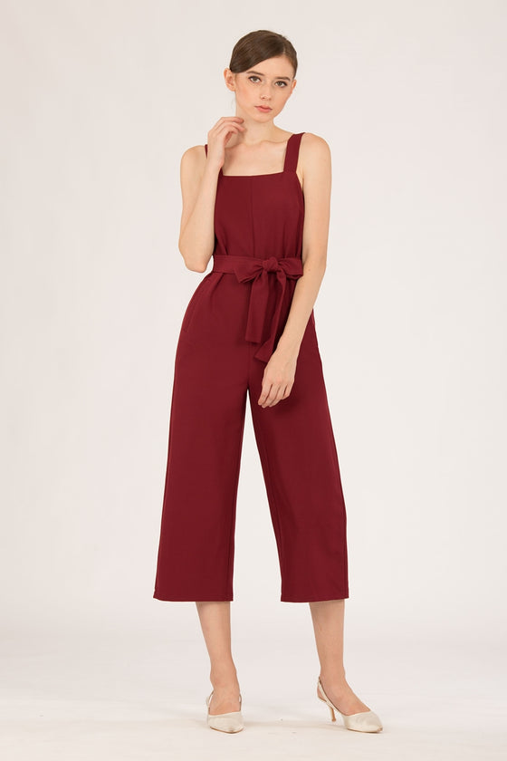 Demuxie Jumpsuit (Maroon)