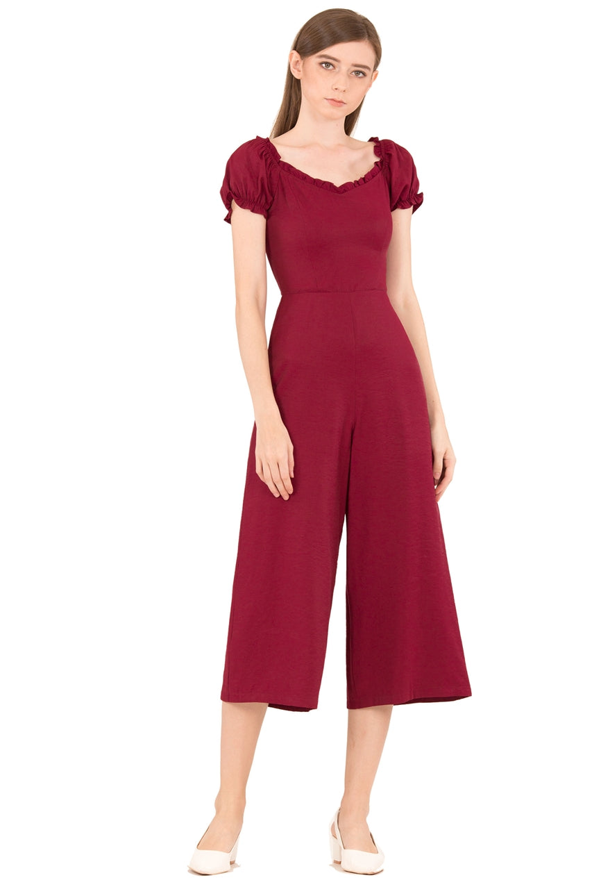 Dohafablar Jumpsuit (Maroon)