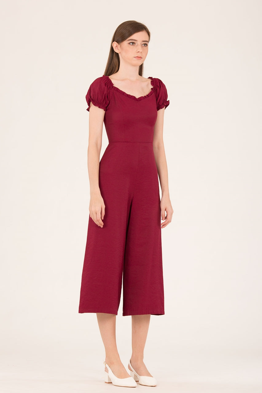 Dohafablar Jumpsuit (Maroon)