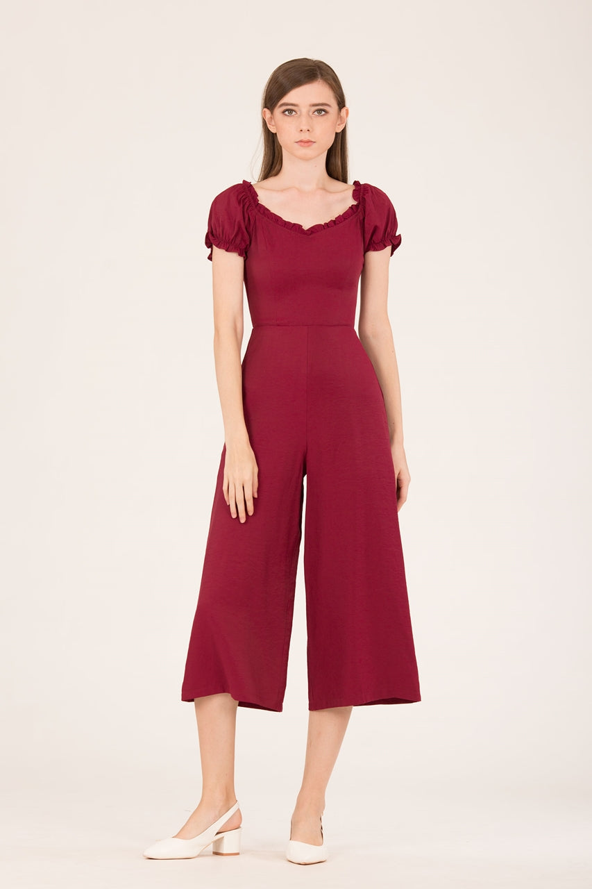 Dohafablar Jumpsuit (Maroon)