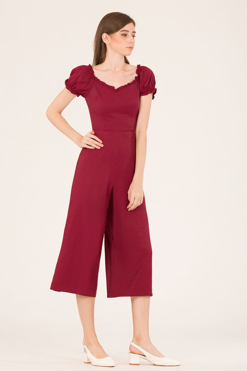 Dohafablar Jumpsuit (Maroon)