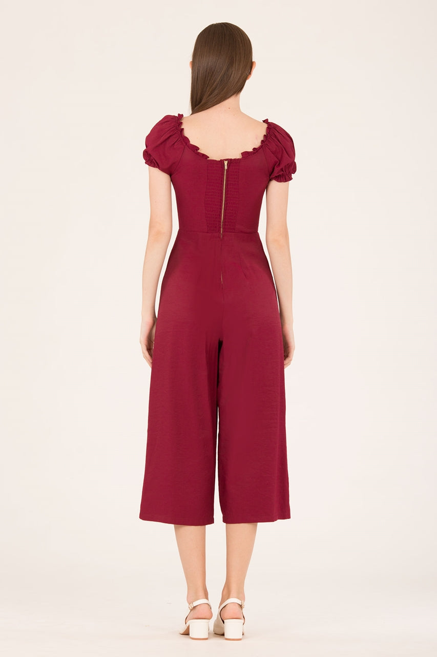 Dohafablar Jumpsuit (Maroon)