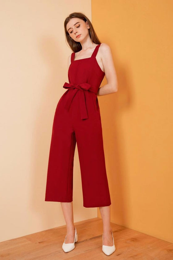 Demuxie Jumpsuit (Maroon)