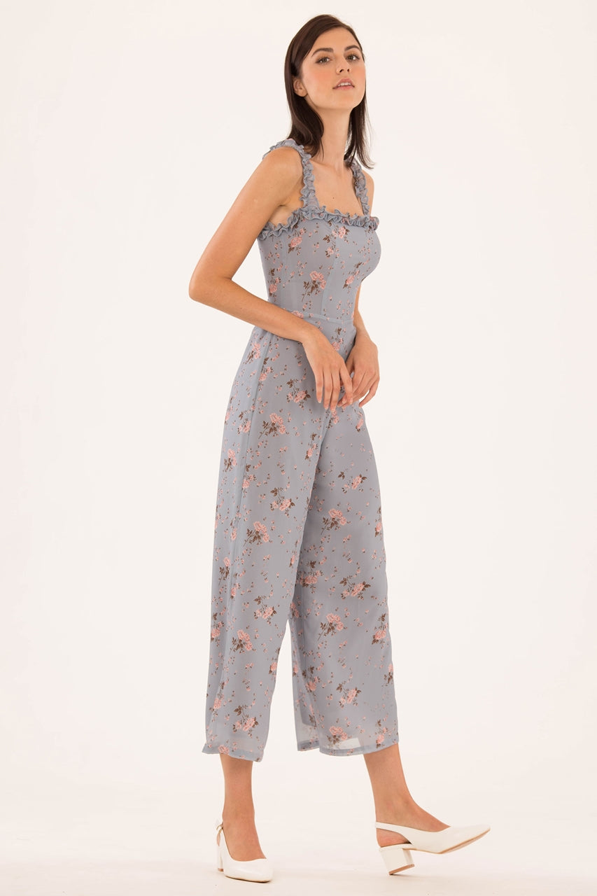 Deyuanij Jumpsuit (Dusty Blue)