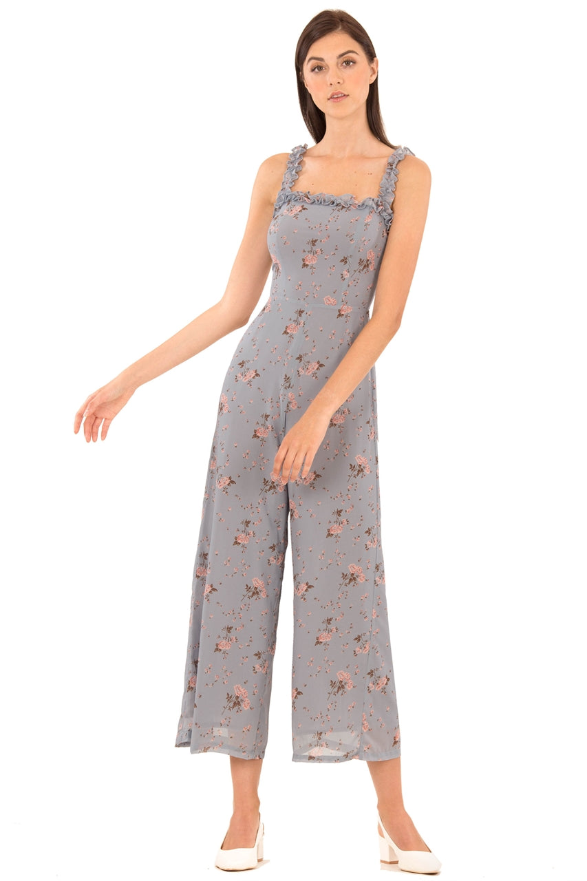 Deyuanij Jumpsuit (Dusty Blue)